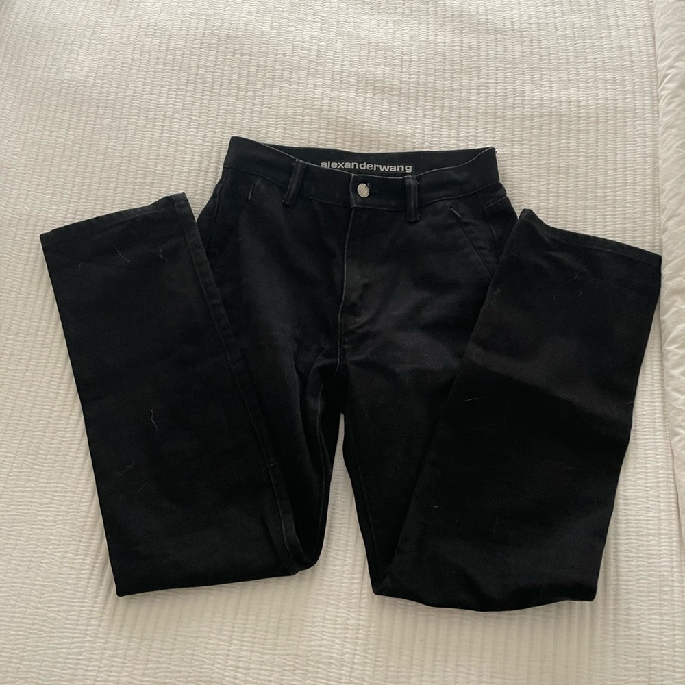 Alexander Wang OG Stovepipe Black Jeans